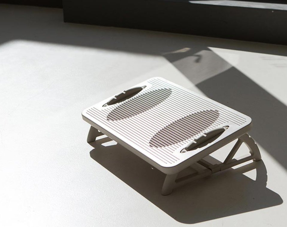리빙숲 각도조절 브리즈 발받침대, 클레이그레이쿠폰할인 상세 이미지 2