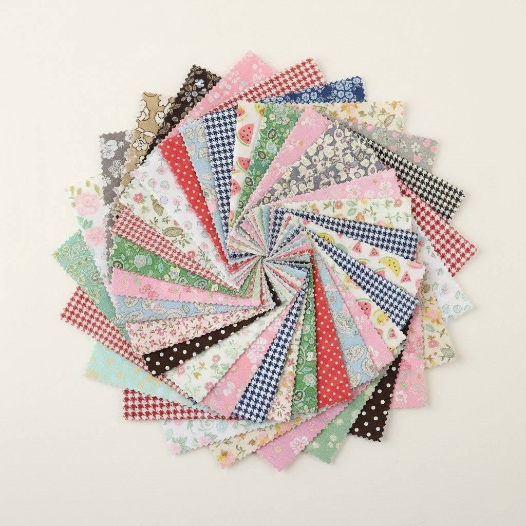 원단 조각세트 자투리 패브릭 20x20cm 연습용 소품용 DIY 랜덤 원단 30장, 30개, 랜덤 발송 상세 이미지 1
