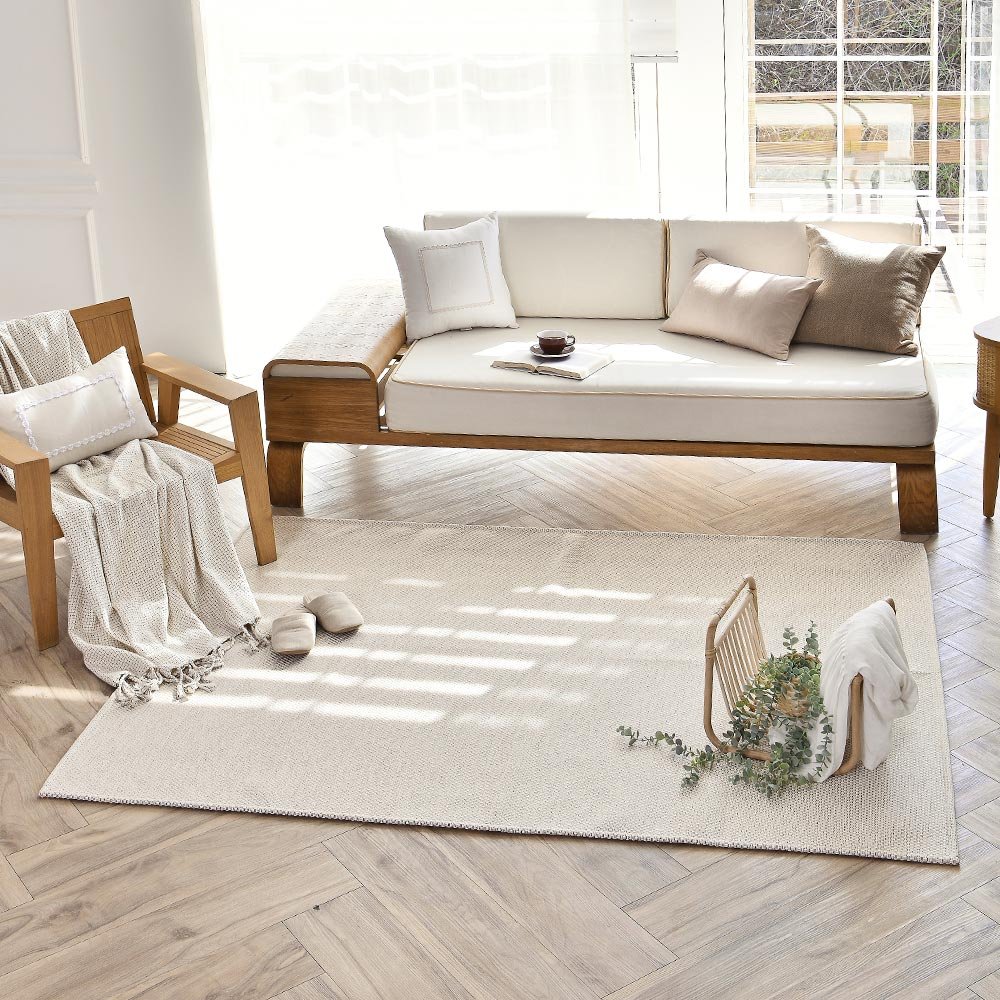 [당일배송] 한일카페트 스탠리 먼지없는 사이잘룩 사계절 거실러그 모음 상세 이미지 1