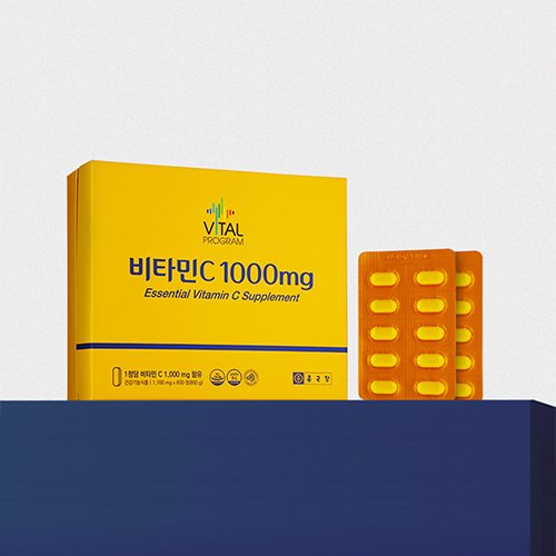 바이탈프로그램 정품 비타민C 1000mg, 600정, 1개 상세 이미지 1