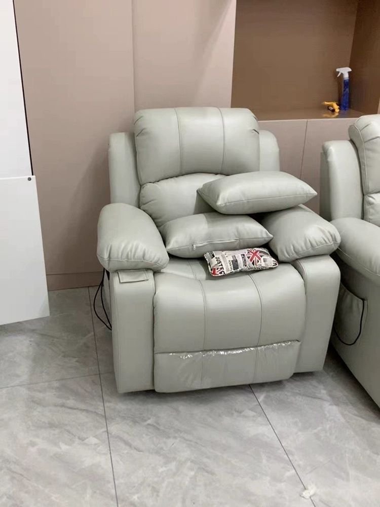전동 리클라이너 소파 가격문의필요 패브릭 안락, 수동 175도 뷰티 전용, 패션 오렌지 통기성 가죽 상세 이미지 2
