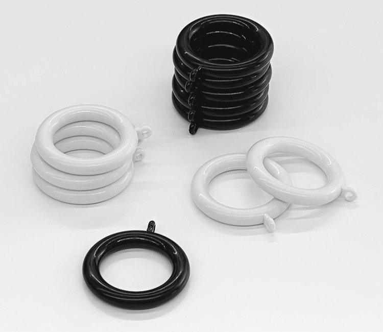 더원홈데코 커튼봉용 커텐링 25mm, 화이트, 30개 상세 이미지 1