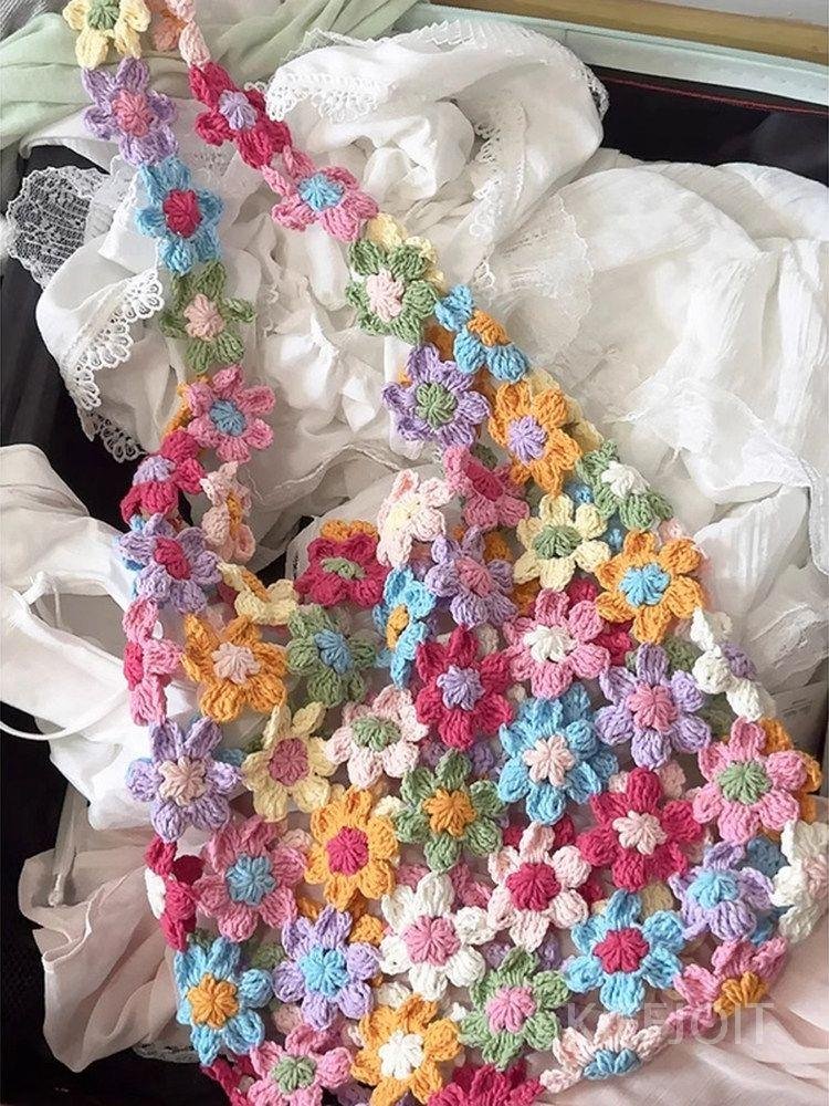 제니오숲 꽃가방 코바늘 뜨개질DIY, C. 안감 포함 소재 패키지 상세 이미지 2