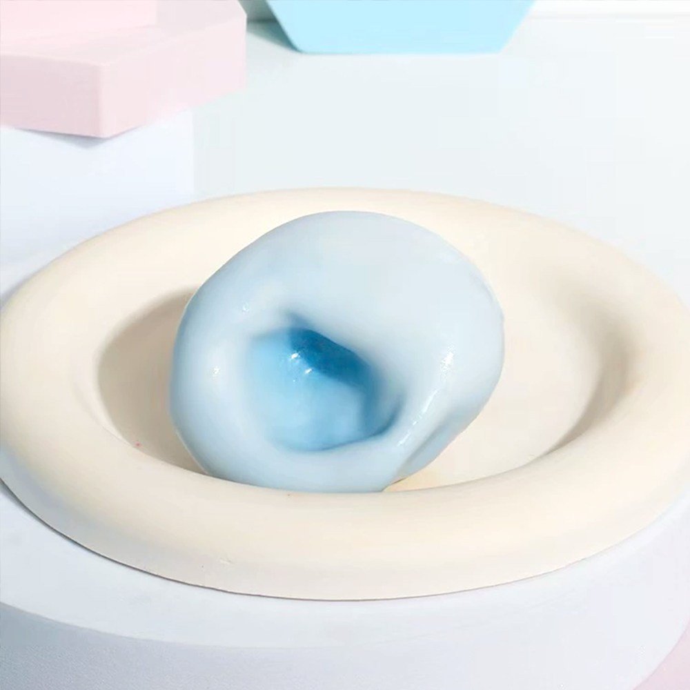 모든 뽀득 스퀴시 말랑이 스트레스해소 뽀독 촉감 ASMR 피젯토이 선물 스트레스볼, 1개, 1g, 블루 상세 이미지 1