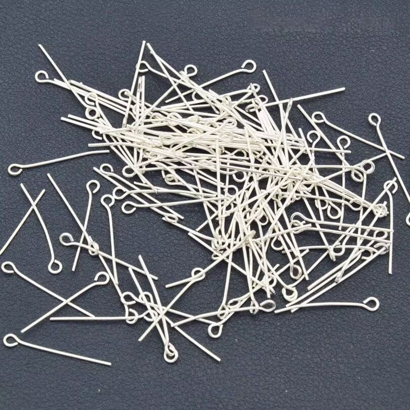 50mm 구자핀 200pcs 연결고리, 화이트 9자핀, 1개 상세 이미지 2