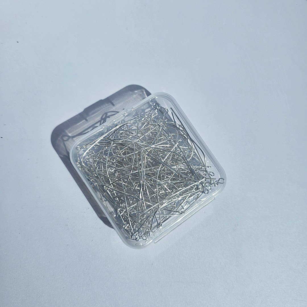 50mm 구자핀 200pcs 연결고리, 화이트 9자핀, 1개 상세 이미지 2