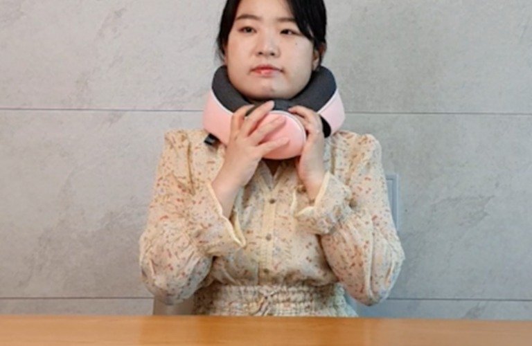 잠디 라운드형 여행용 비행기 기내용 목베개 상세 이미지 2